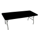 250 cm Rectangle Table Toppers - Black