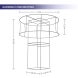Rectangular Blimp Tower Available in Standard Size