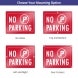 Reflective No Parking Signs