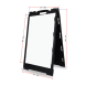 Plastic A Frame Sign - Deluxe Black