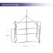 Skytube Rectangular Wave Hanging Banner Standard Frame Size