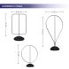 Water Base Sidewalk Signs Available in 3 Sizes BBEXPOWBSS03_8_UK