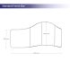 Wave Stretch Fabric Backdrop Standard Frame Size