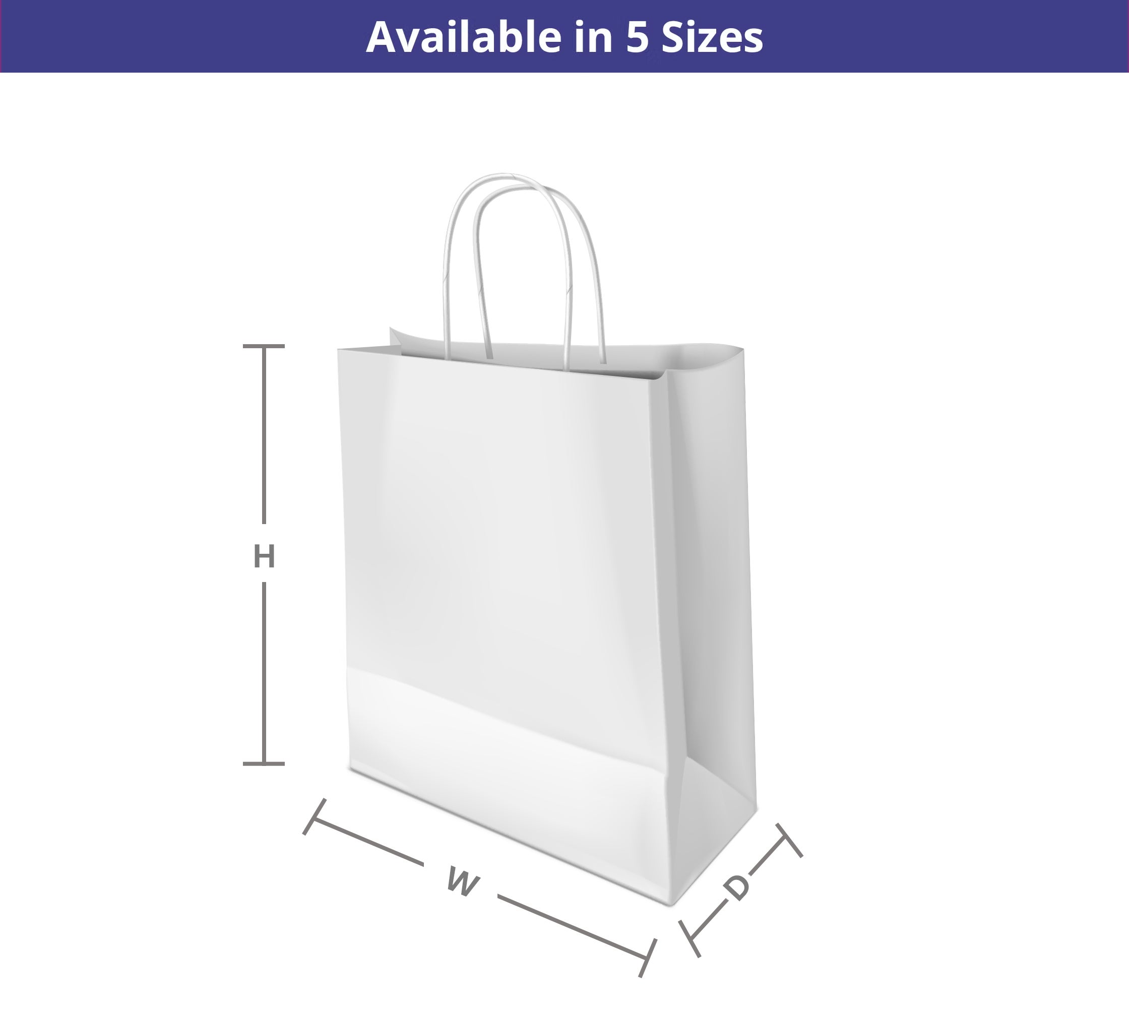 White Paper Shopping Bags